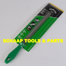 Vijl halfrondmodel 150 mm basterd met handvat | 04795BC